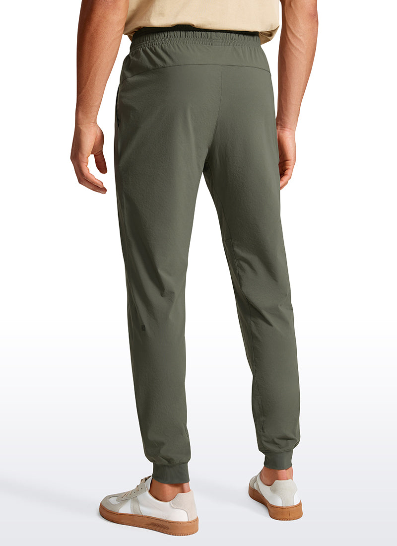 Pantalon de jogging léger avec poches zippées 29'' 