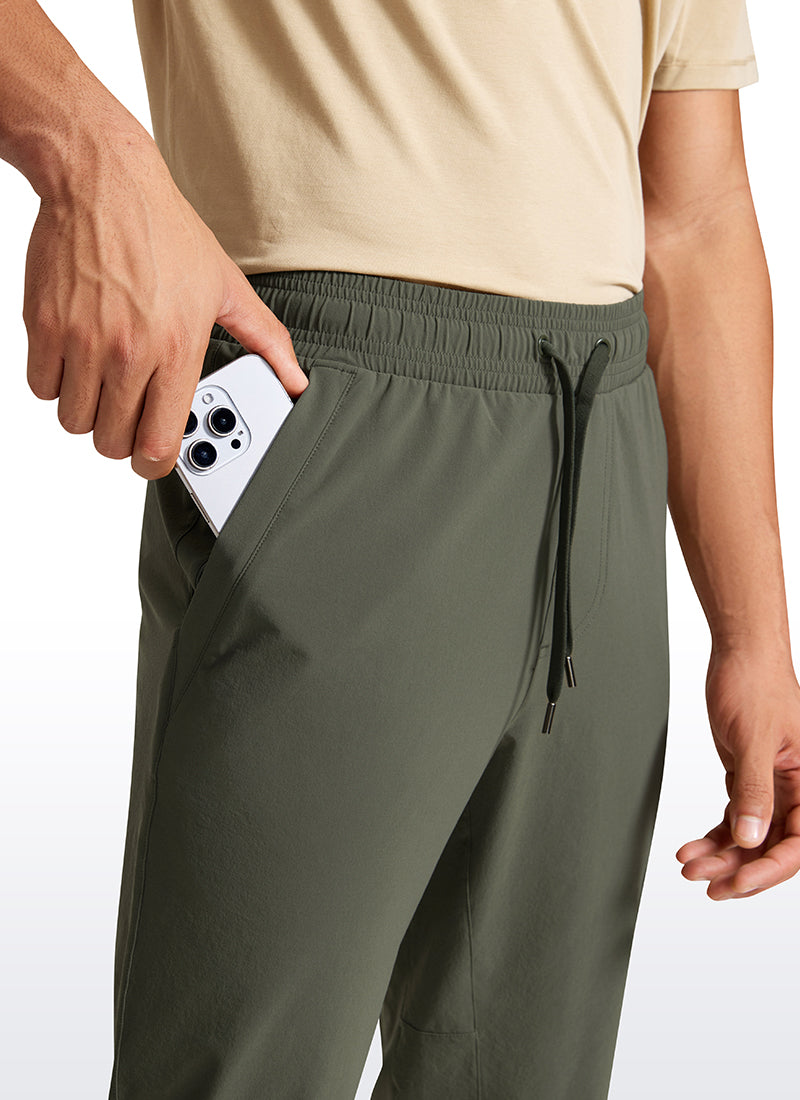 Pantalon de jogging léger avec poches zippées 29'' 