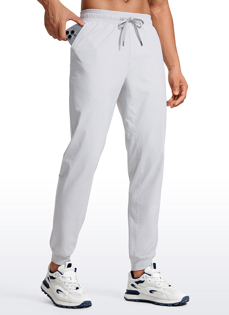 Pantalon de jogging léger avec poches zippées 29'' 