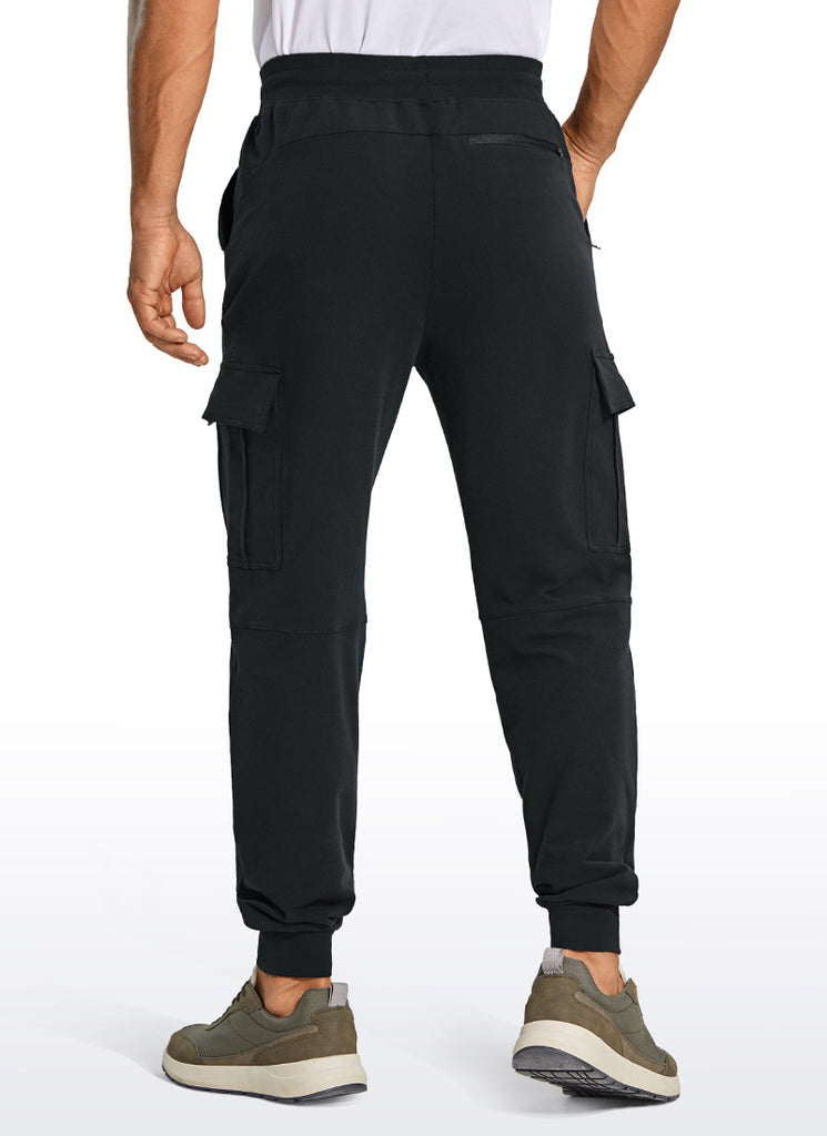 CRZ YOGA Men's Casual Lounge Classic-Fit Sweatpants 29" Black