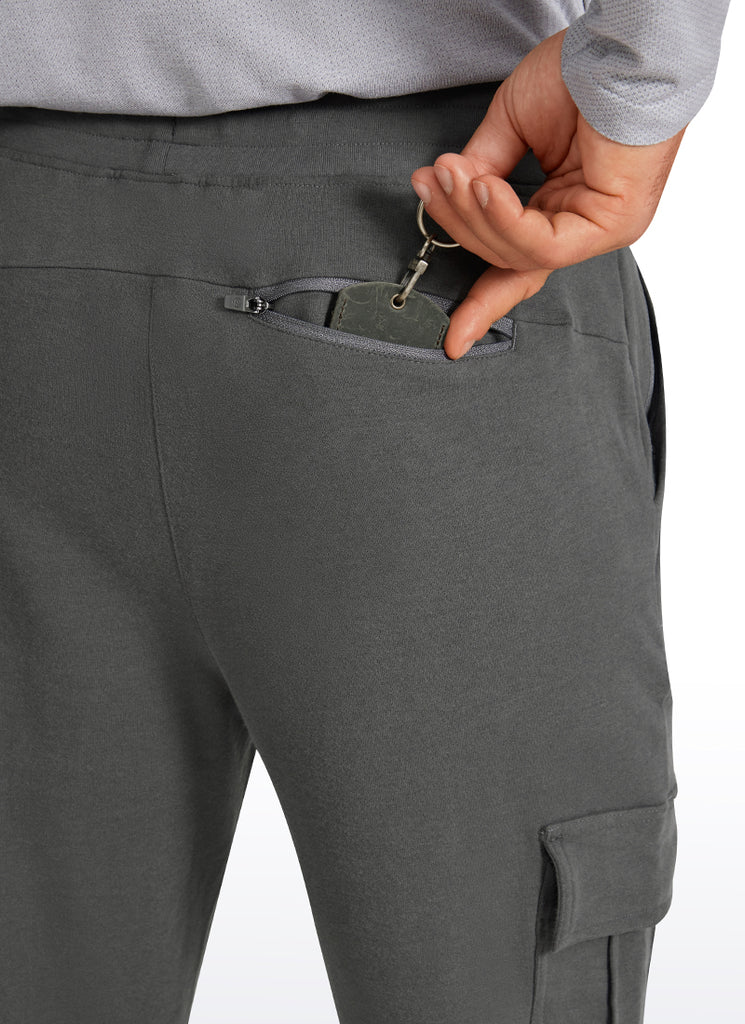 CRZ YOGA Men's Casual Lounge Classic-Fit Sweatpants 29" Anthracite