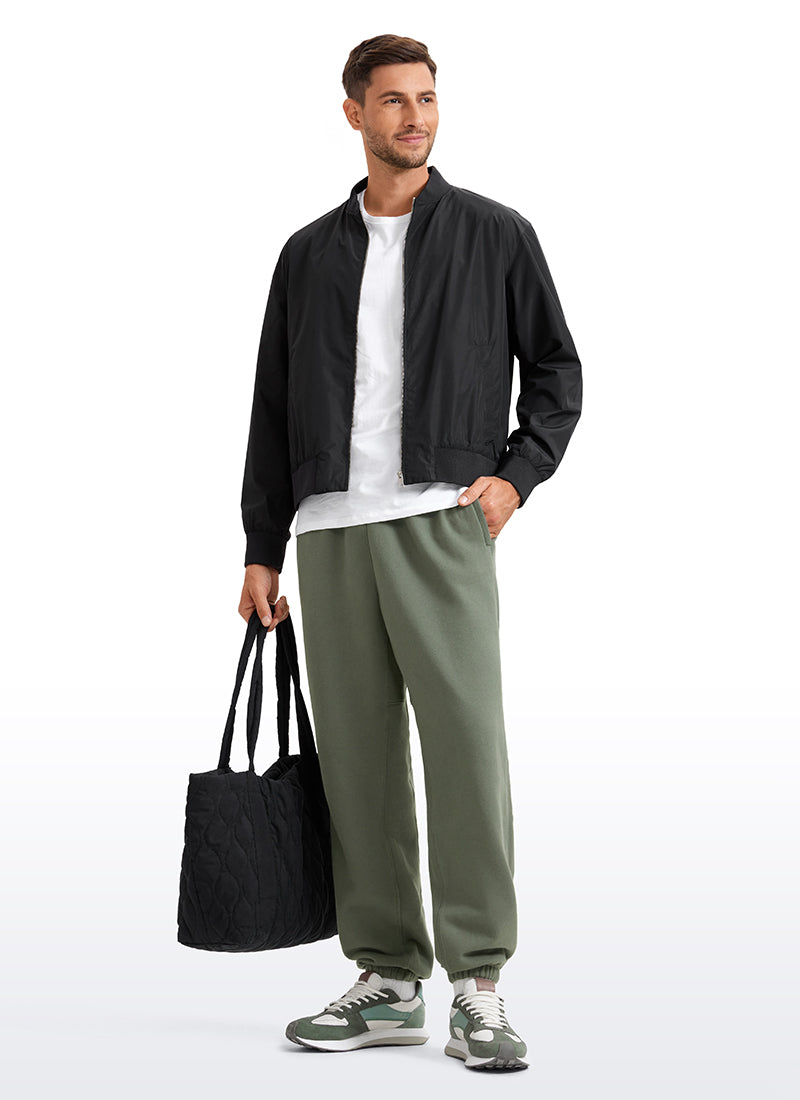 Cotton Fleece Sweatpants with Pockets 32''