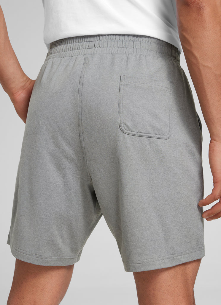 CRZ YOGA Men's Casual Lightweight Sweat Shorts with Pockets Sterling