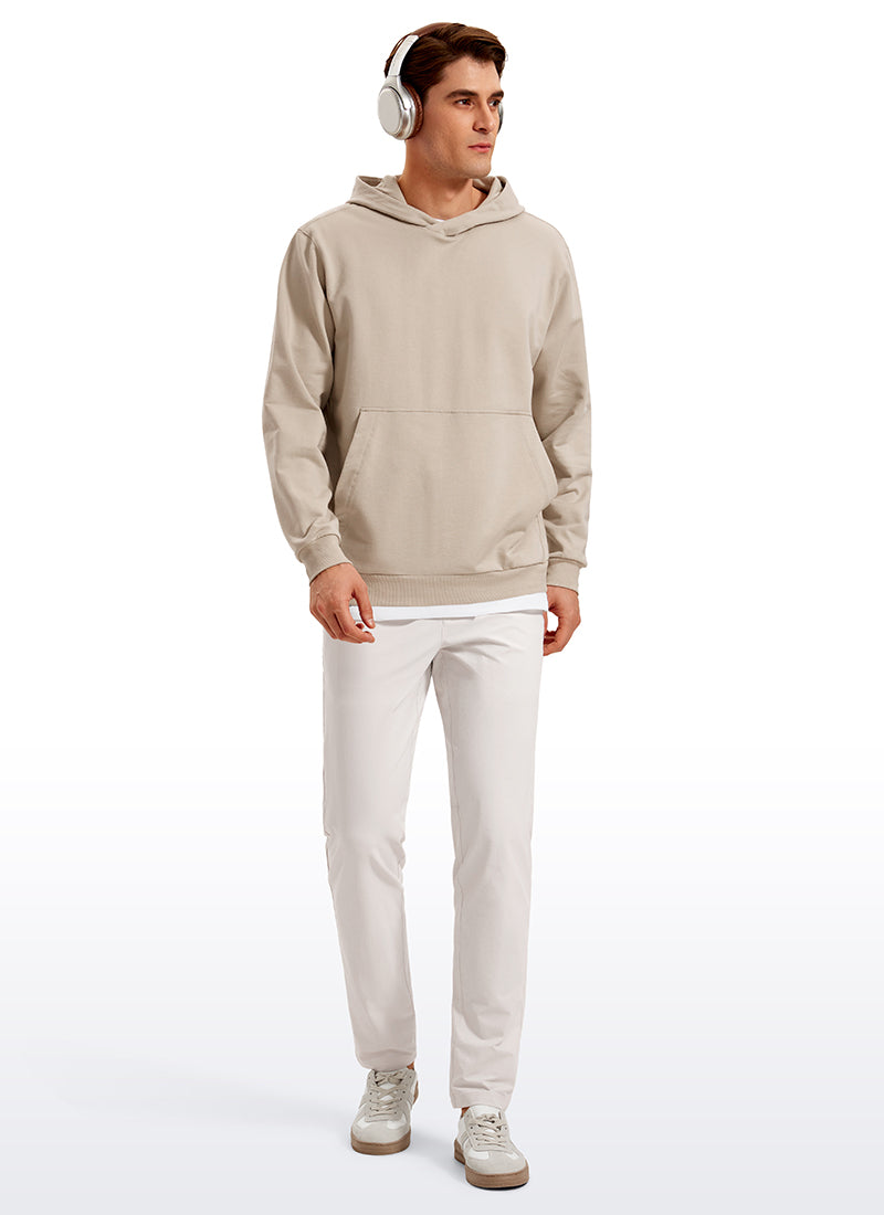 CRZ YOGA Men's  Lightweight Classic Fit Golf Pants Pockets 32'' Black