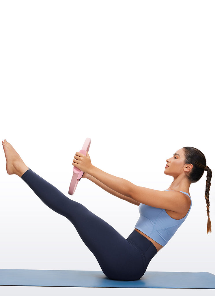 CRZ YOGA Women's Yoga Train High Rise Nakedfeel Leggings 25" 7/8 Pants Navy