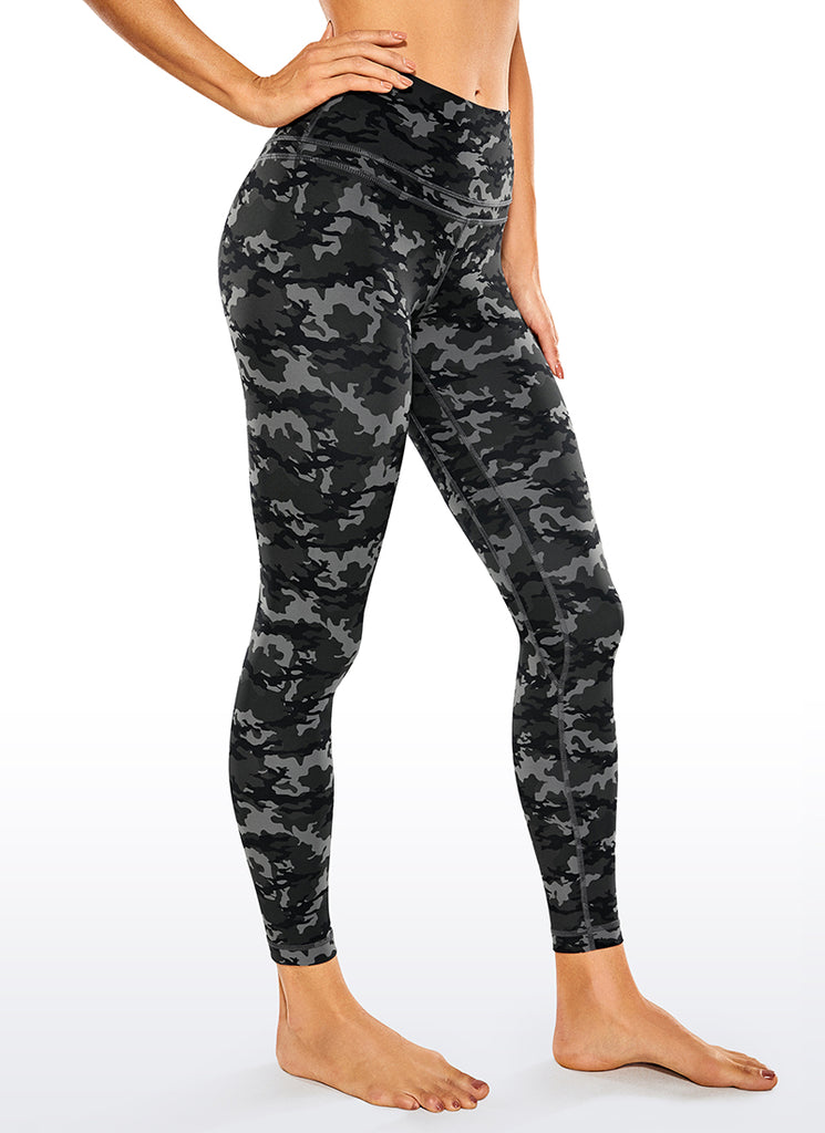 CRZ YOGA Women's Yoga Train High Rise Nakedfeel Leggings 25" 7/8 Pants Camo Multi 1