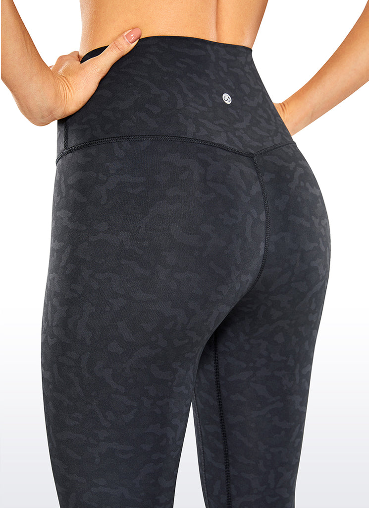 CRZ YOGA Women's Yoga Train High Rise Nakedfeel Leggings 25'' Matt Purple