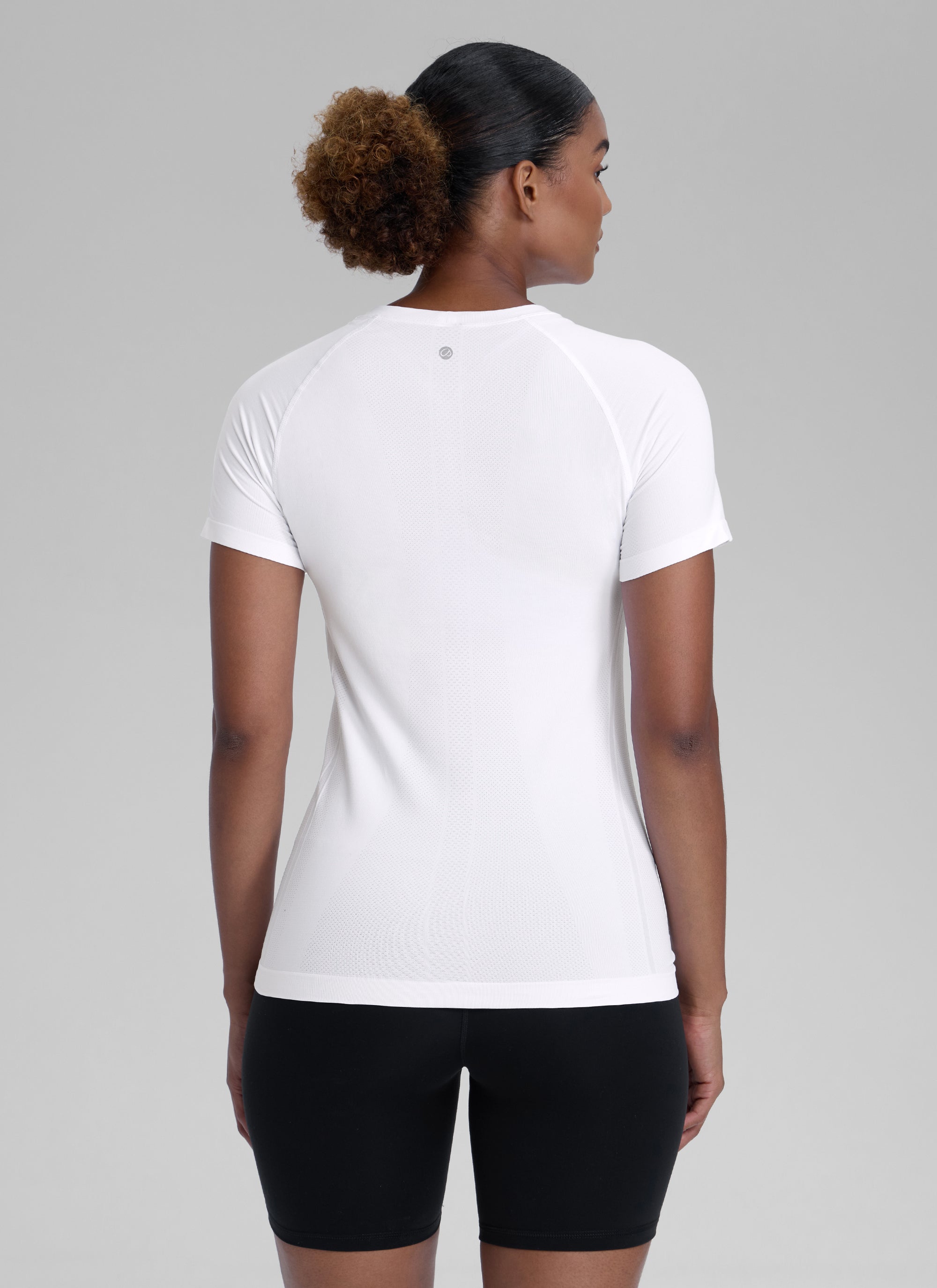 Seamless Hip Length Short Sleeve