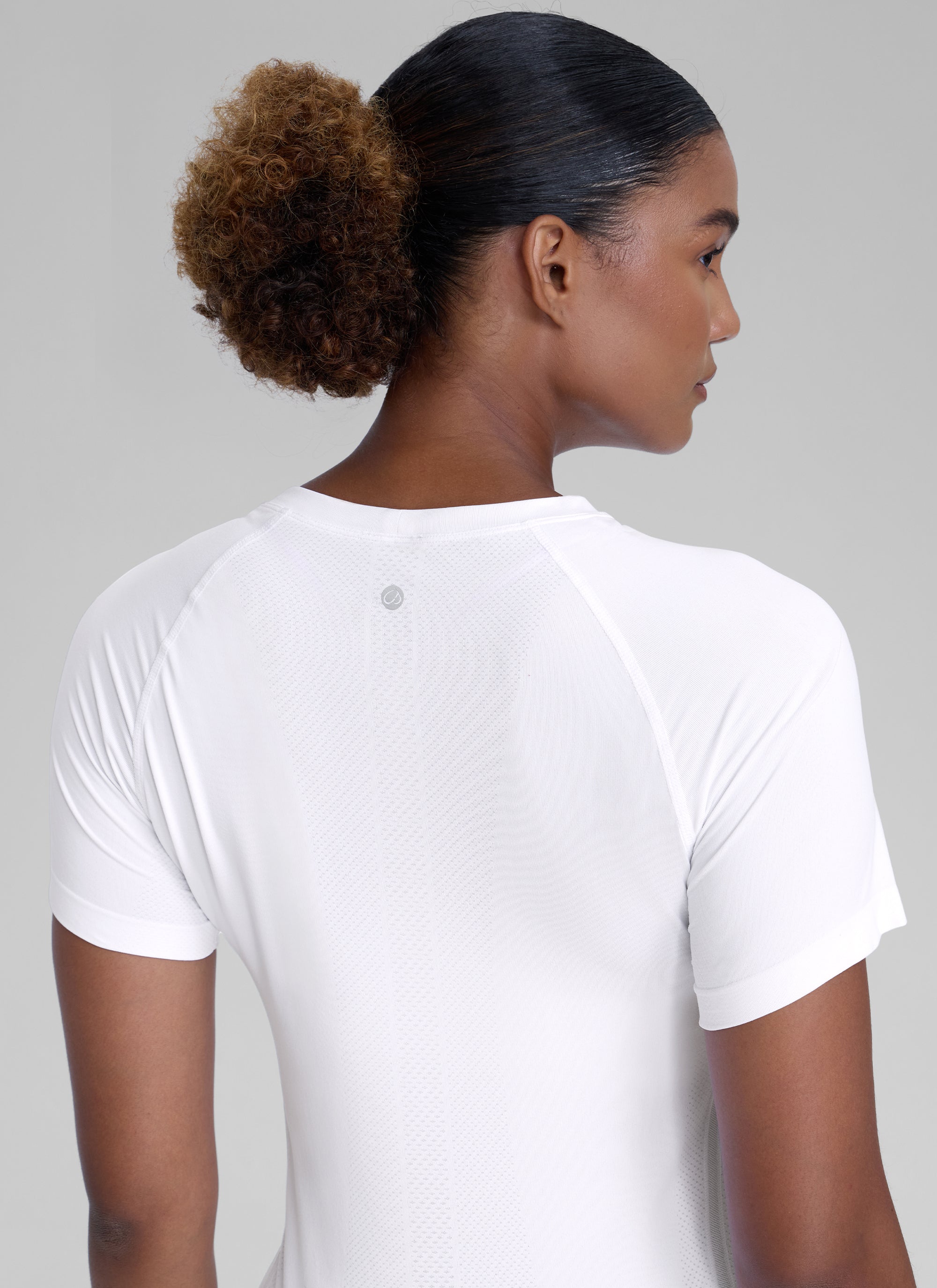 Seamless Hip Length Short Sleeve