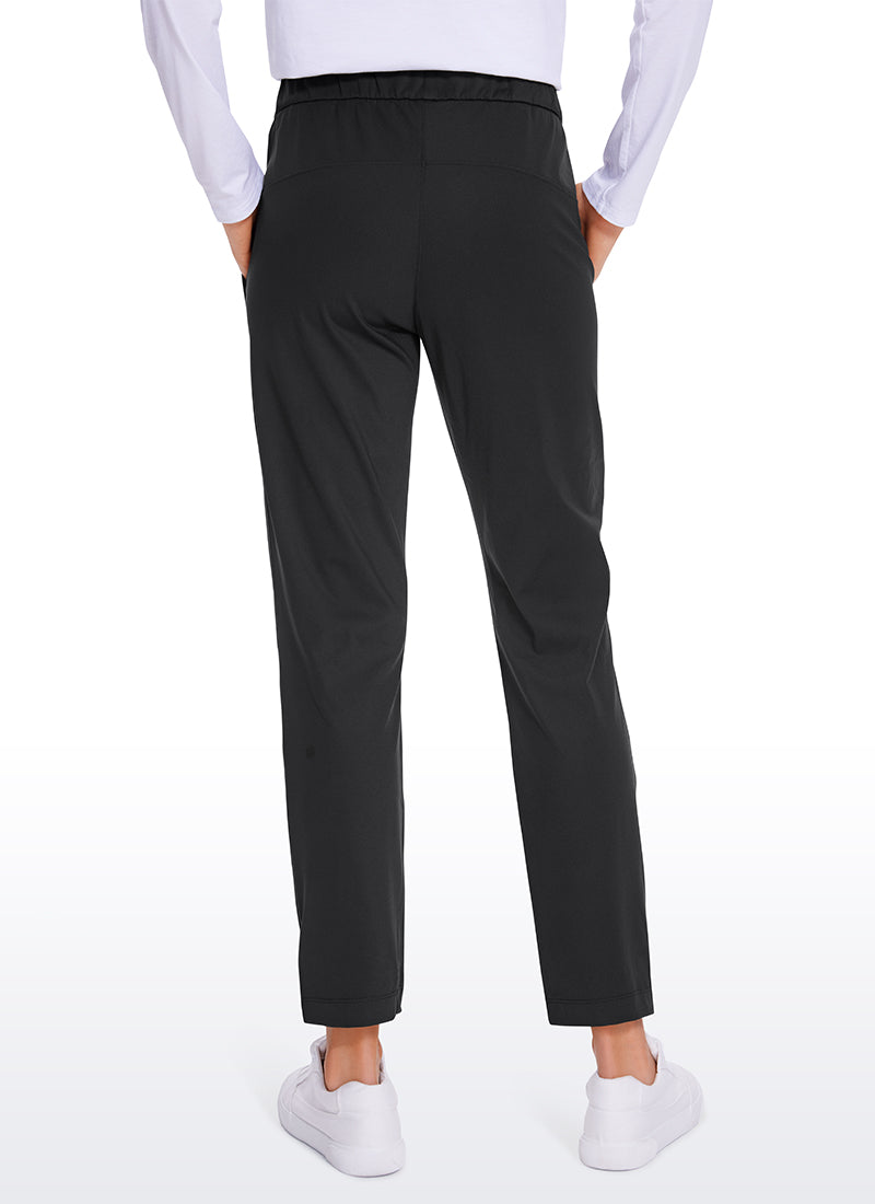 Pantalon 7/8 extensible avec cordon de serrage et poches 27''