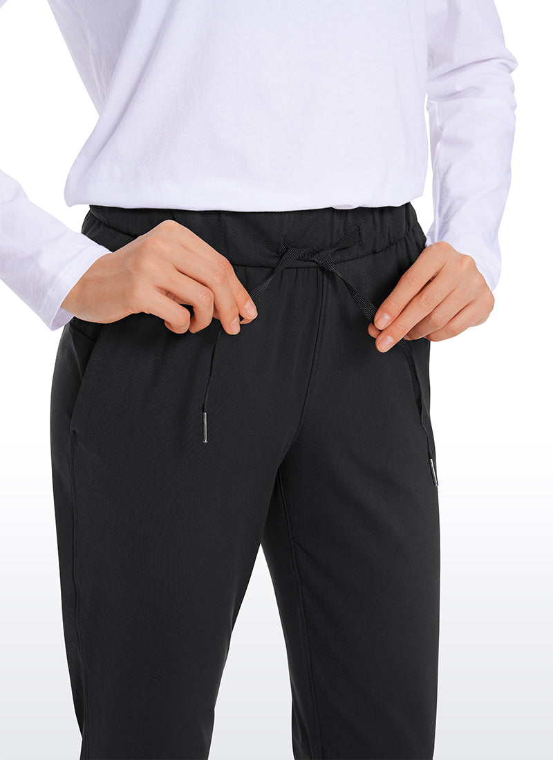 Pantalon 7/8 extensible avec cordon de serrage et poches 27''