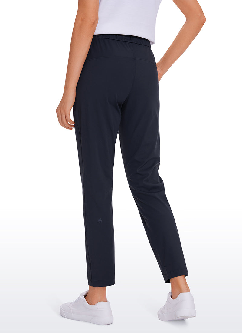 Pantalon 7/8 extensible avec cordon de serrage et poches 27''