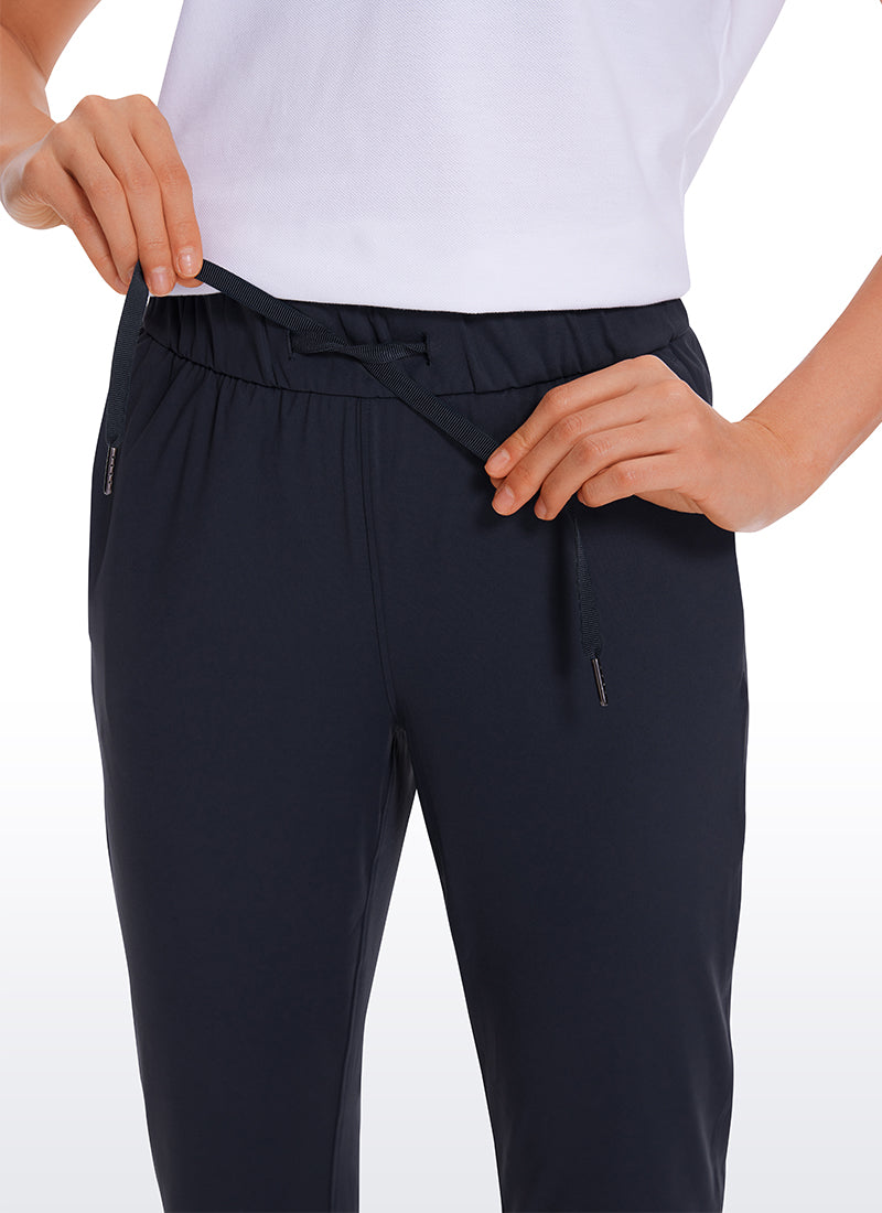 Pantalon 7/8 extensible avec cordon de serrage et poches 27''