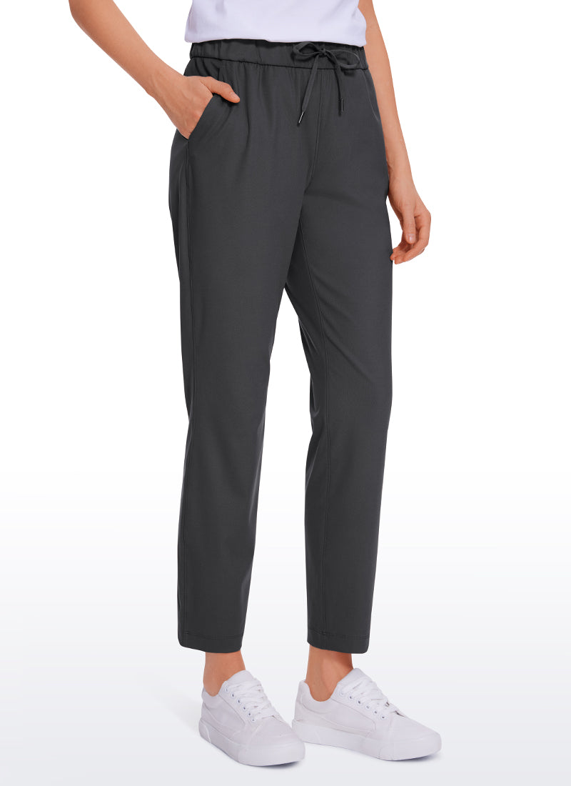 Pantalon 7/8 extensible avec cordon de serrage et poches 27''