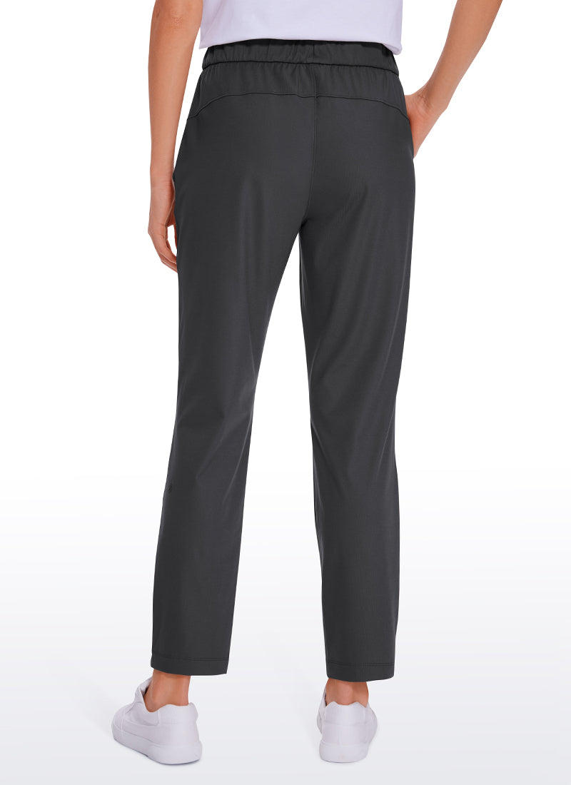 Pantalon 7/8 extensible avec cordon de serrage et poches 27''