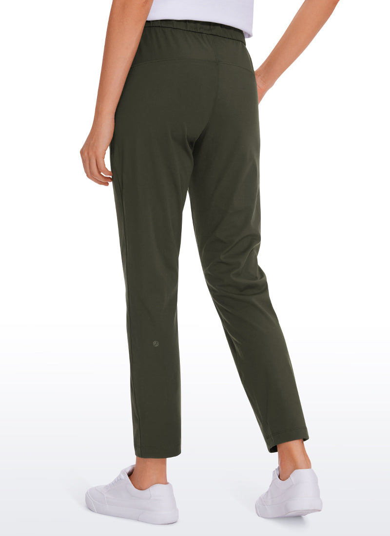 Pantalon 7/8 extensible avec cordon de serrage et poches 27''