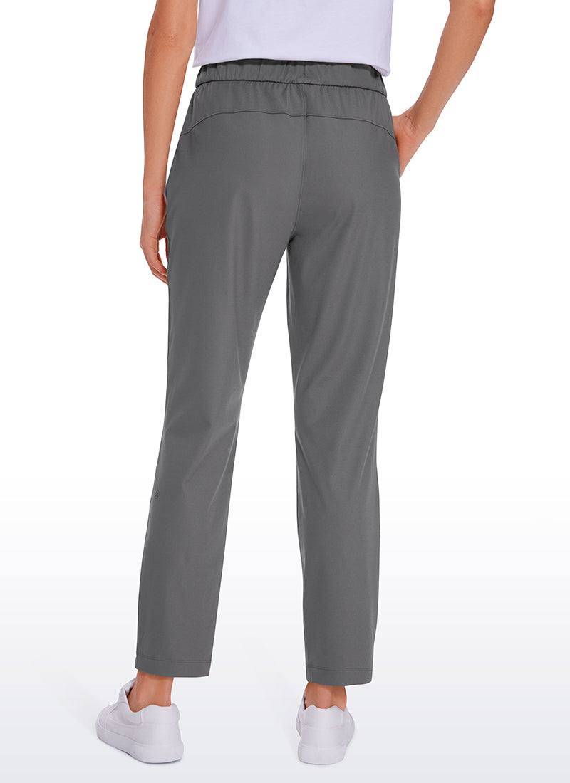 Pantalon 7/8 extensible avec cordon de serrage et poches 27''