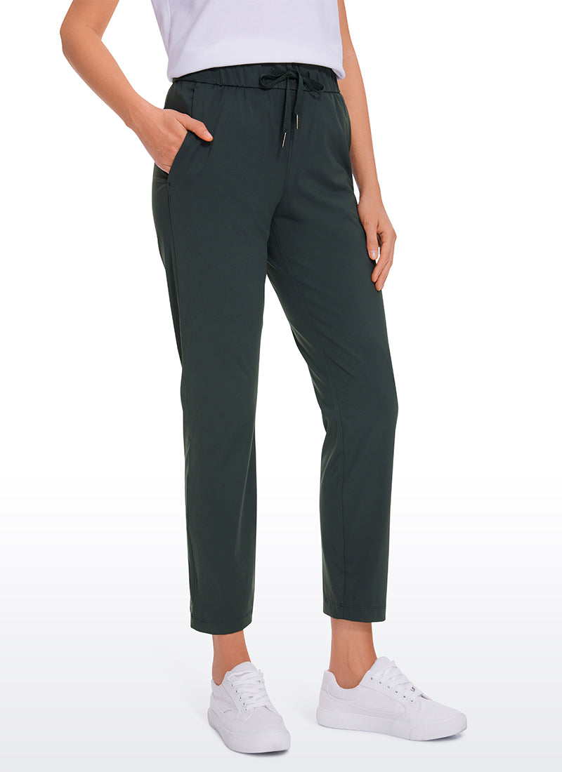 Pantalon 7/8 extensible avec cordon de serrage et poches 27''