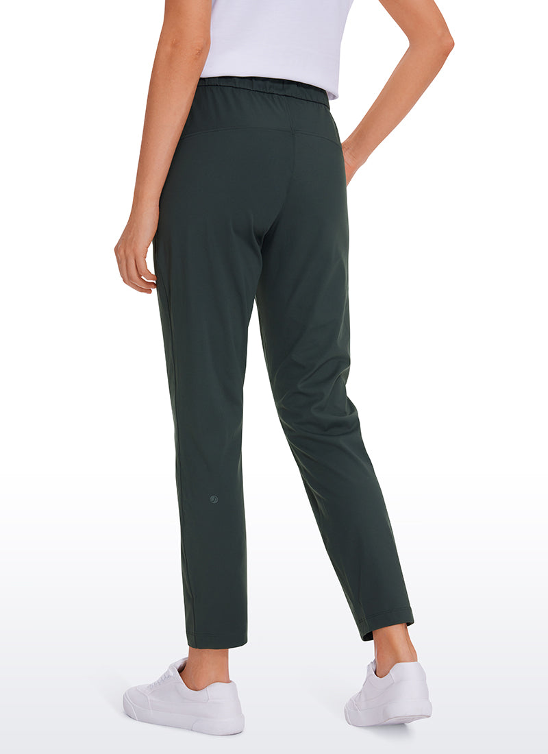 Pantalon 7/8 extensible avec cordon de serrage et poches 27''