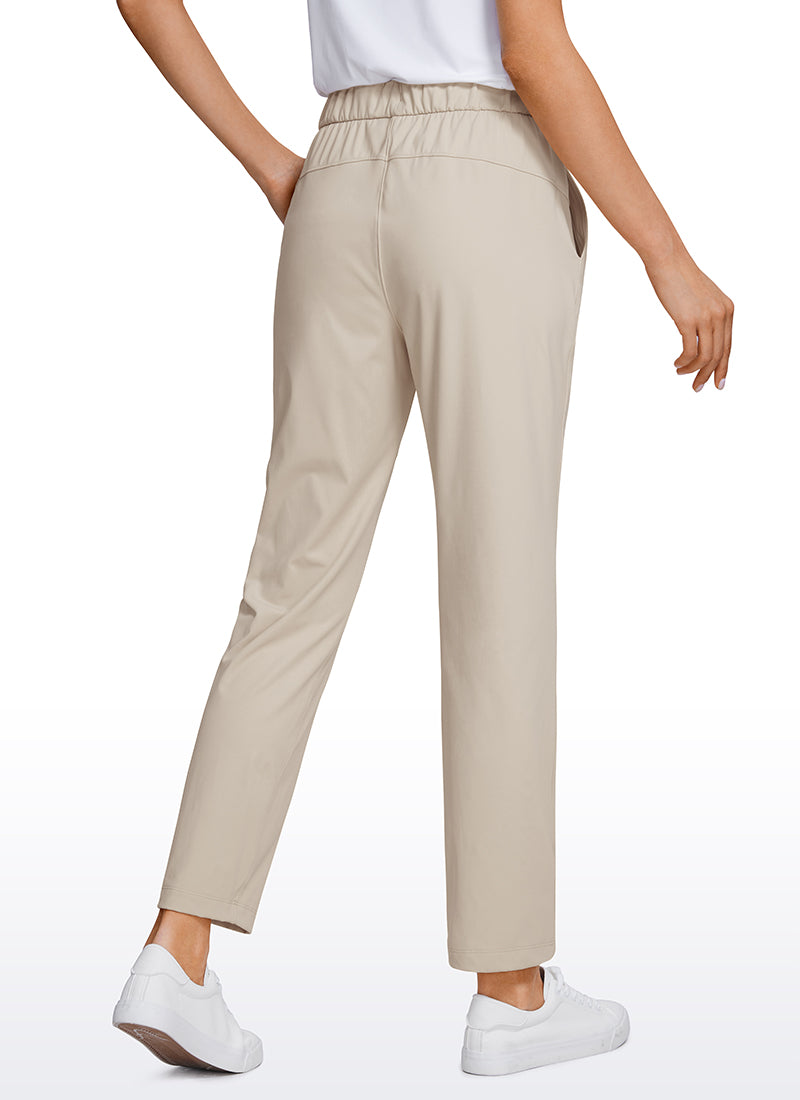 Pantalon 7/8 extensible avec cordon de serrage et poches 27''