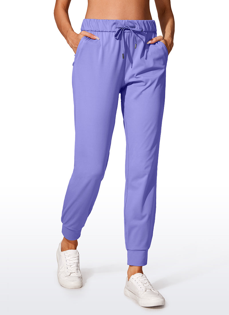 Stretch Drawstring Jogger with Pockets 27''