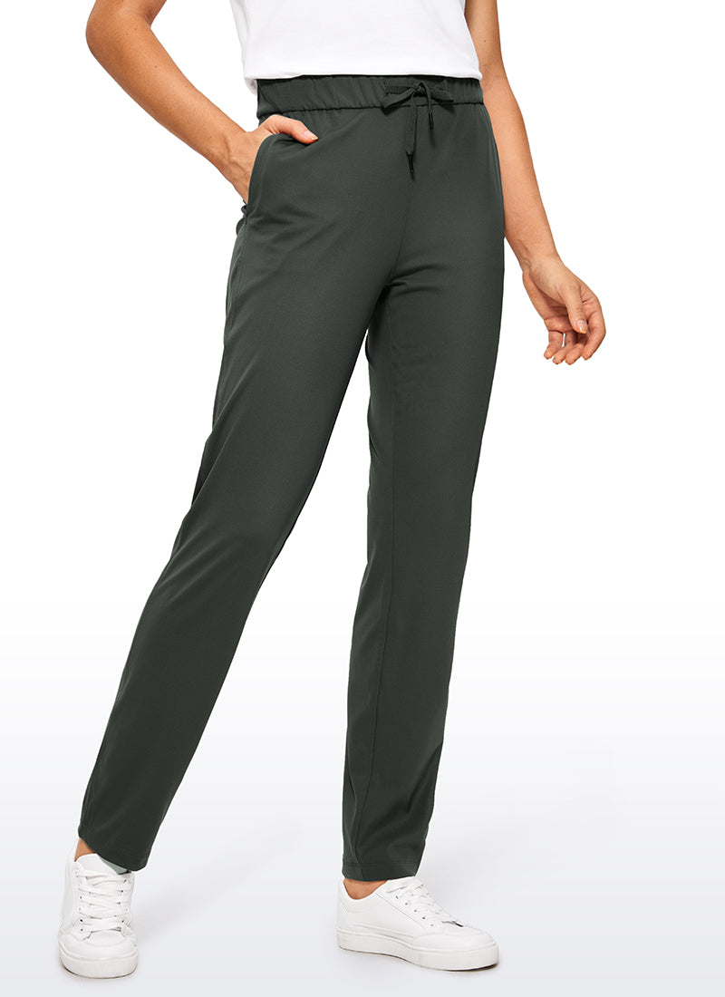 Pantalon long extensible avec cordon de serrage et poches 31''