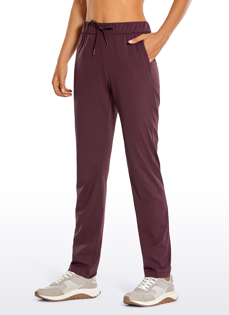 Pantalon long extensible avec cordon de serrage et poches 31''