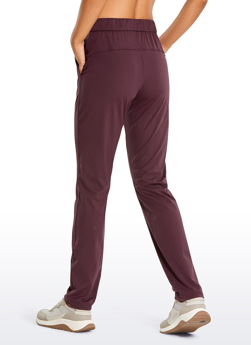 Pantalon long extensible avec cordon de serrage et poches 31''