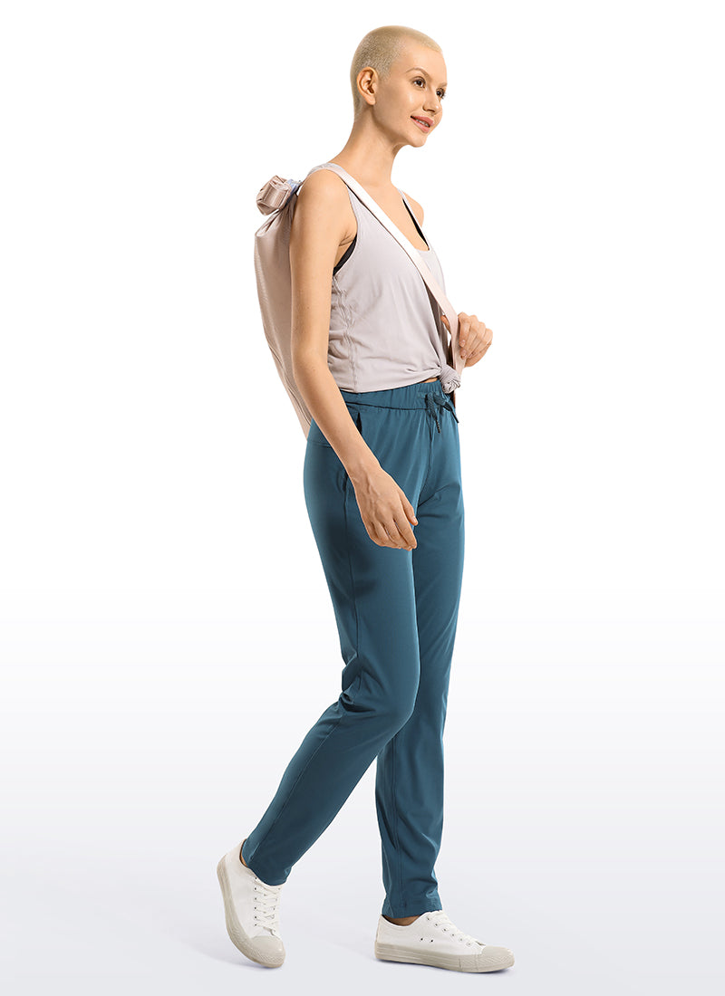 Pantalon long extensible avec cordon de serrage et poches 31''