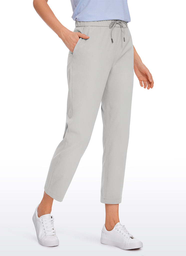 CRZ YOGA Women's Travel Slim Fit Stretch On the Travel Pants 25'' True Navy