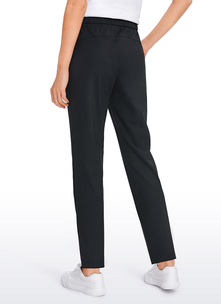 CRZ YOGA Women's Travel Slim Fit Stretch On the Travel Pants 29'' True Navy