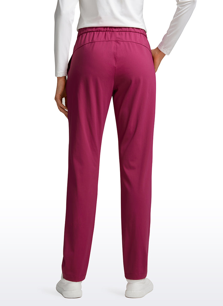 CRZ YOGA Women's Travel Slim Fit Stretch On the Travel Pants 29'' Melanite