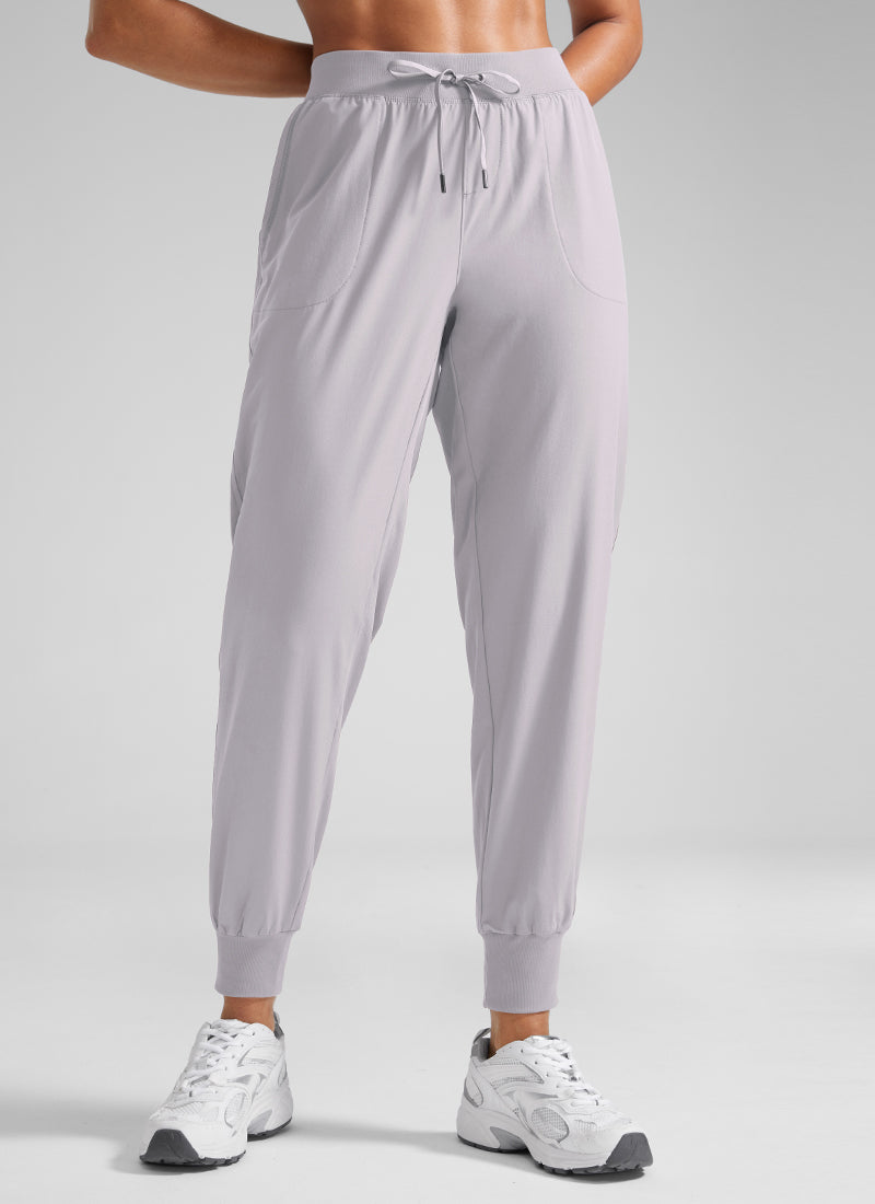 Feathery-Fit Drawstring Pocket Jogger 28''