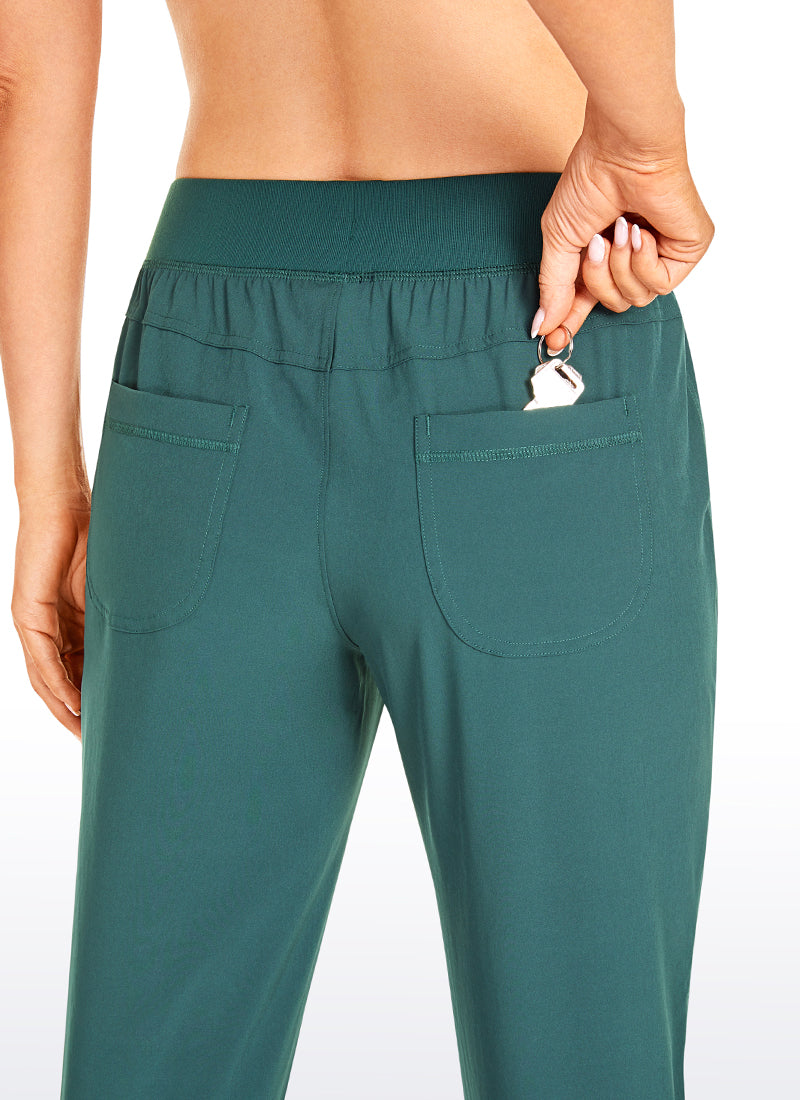 Feathery-Fit Drawstring Pocket Jogger 28''