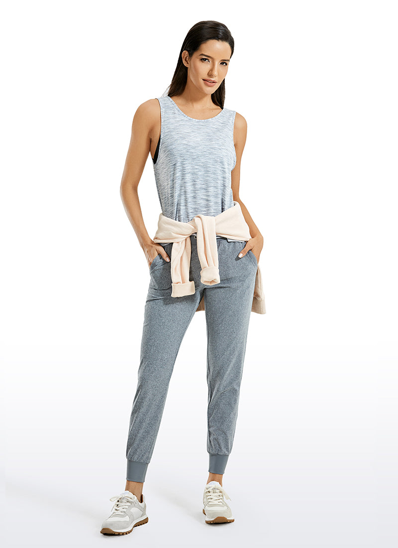 Feathery-Fit Drawstring Pocket Jogger 28''