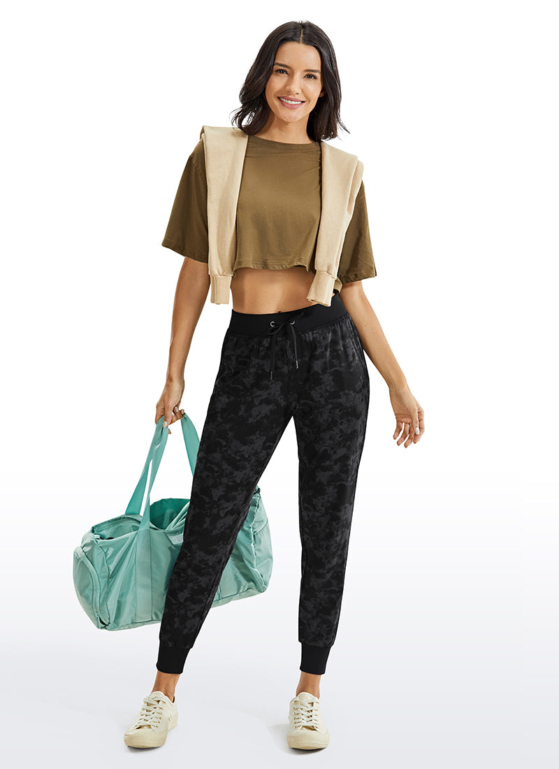 Feathery-Fit Drawstring Pocket Jogger 28''