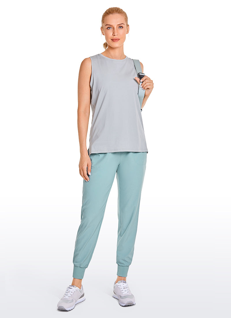 Feathery-Fit Drawstring Pocket Jogger 28''