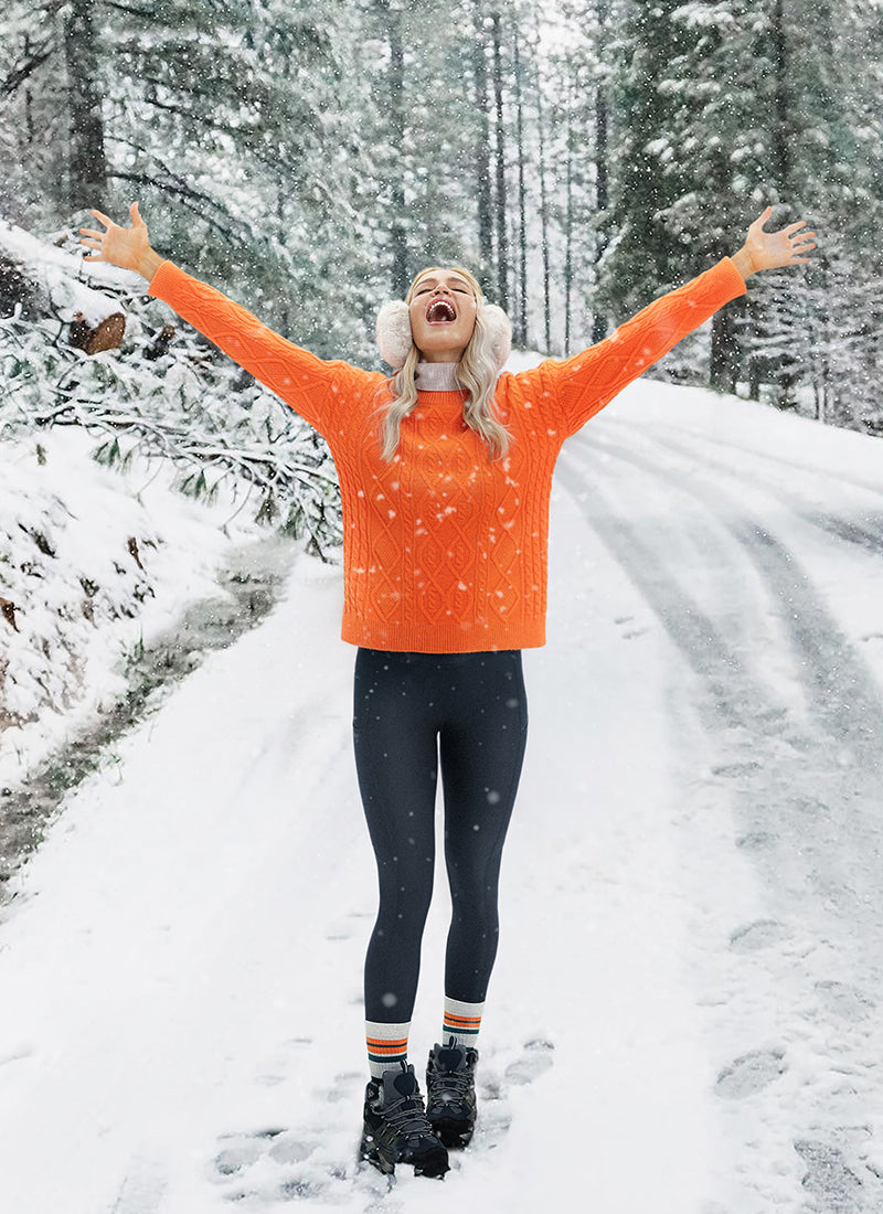 Thermal Fleece Lined Pocket Legging 28''