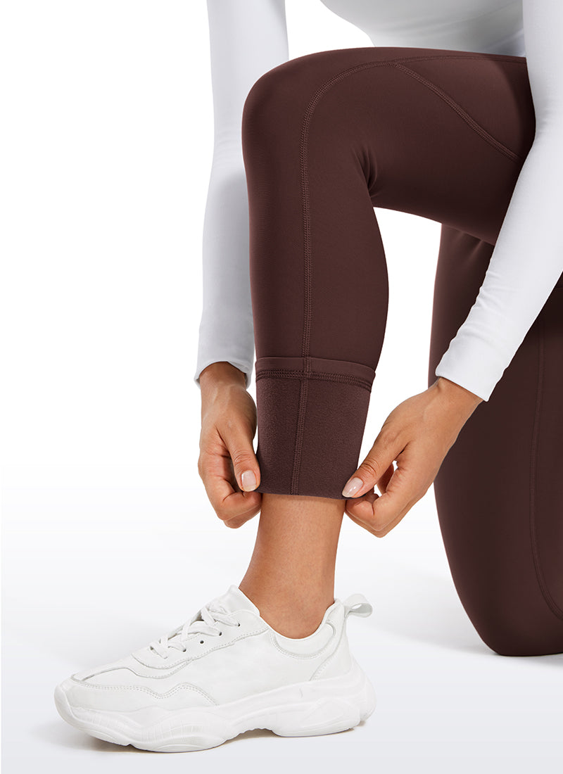 Thermal Fleece Lined Pocket Leggings 28''