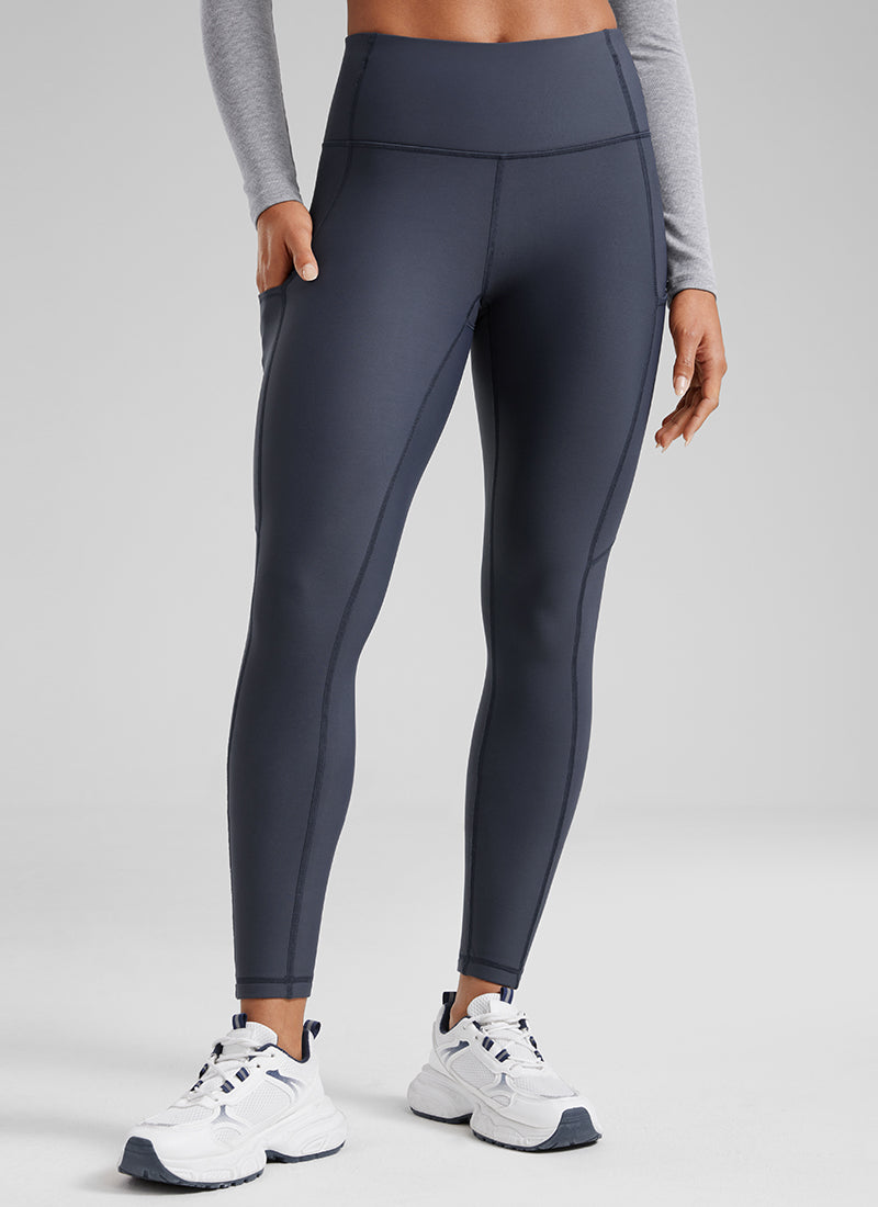Thermal Fleece Lined Pocket Legging 28''