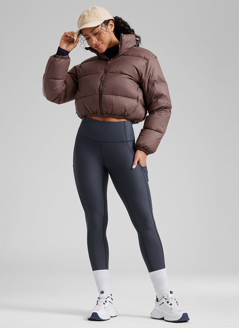 Thermal Fleece Lined Pocket Legging 28''