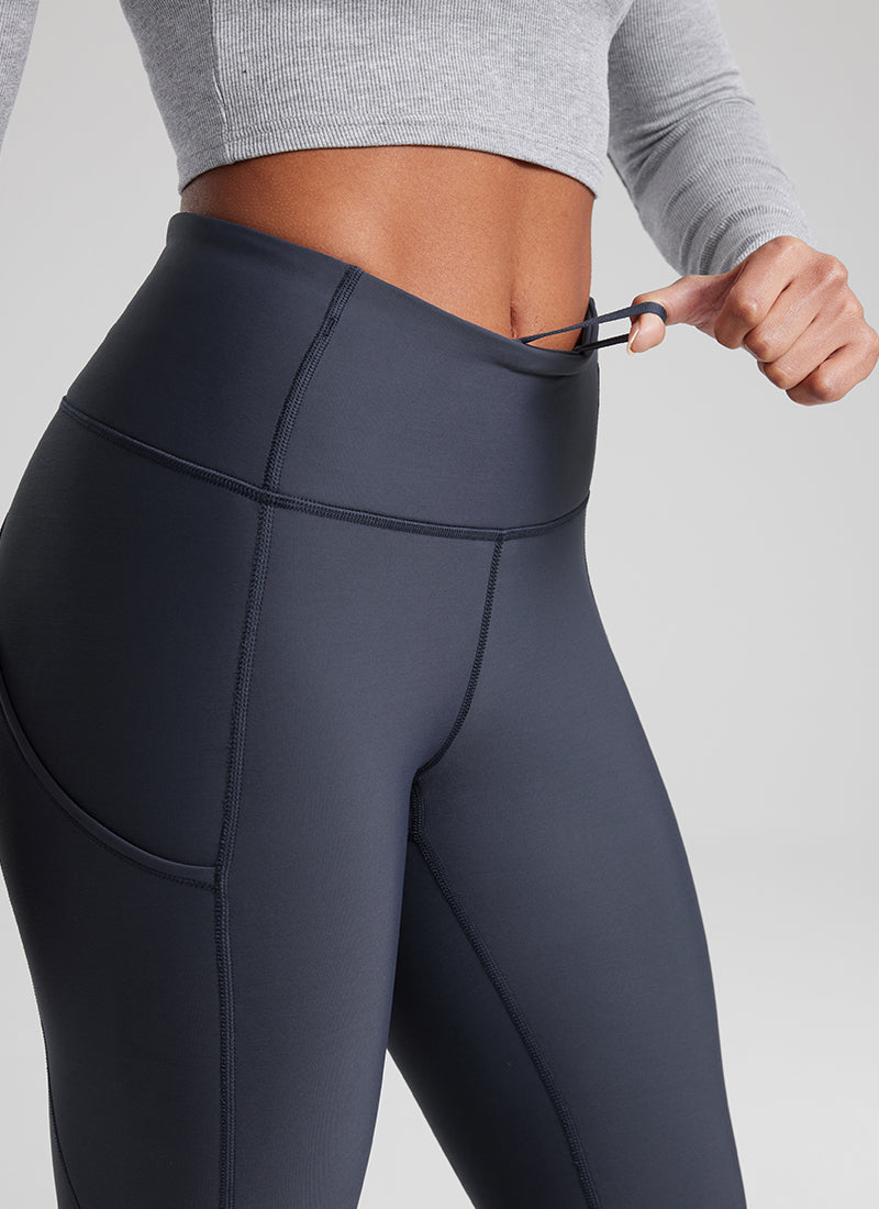 Thermal Fleece Lined Pocket Legging 28''