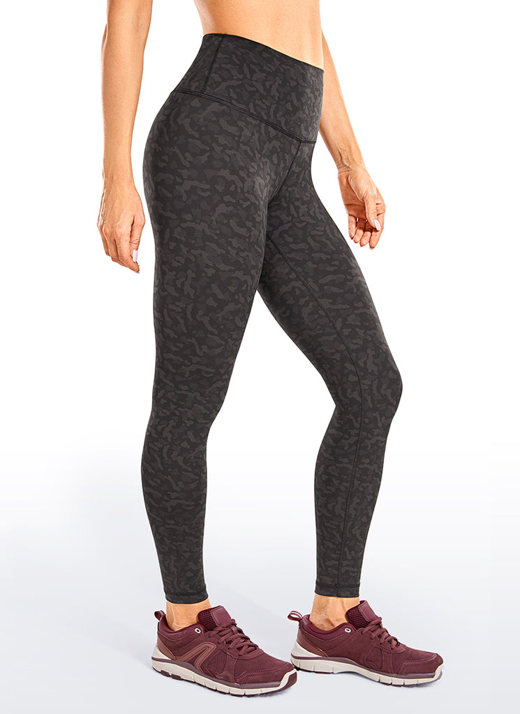 CRZ YOGA Women's Train High Rise Hugged Feel Compression Leggings 25'' Camo Multi 3