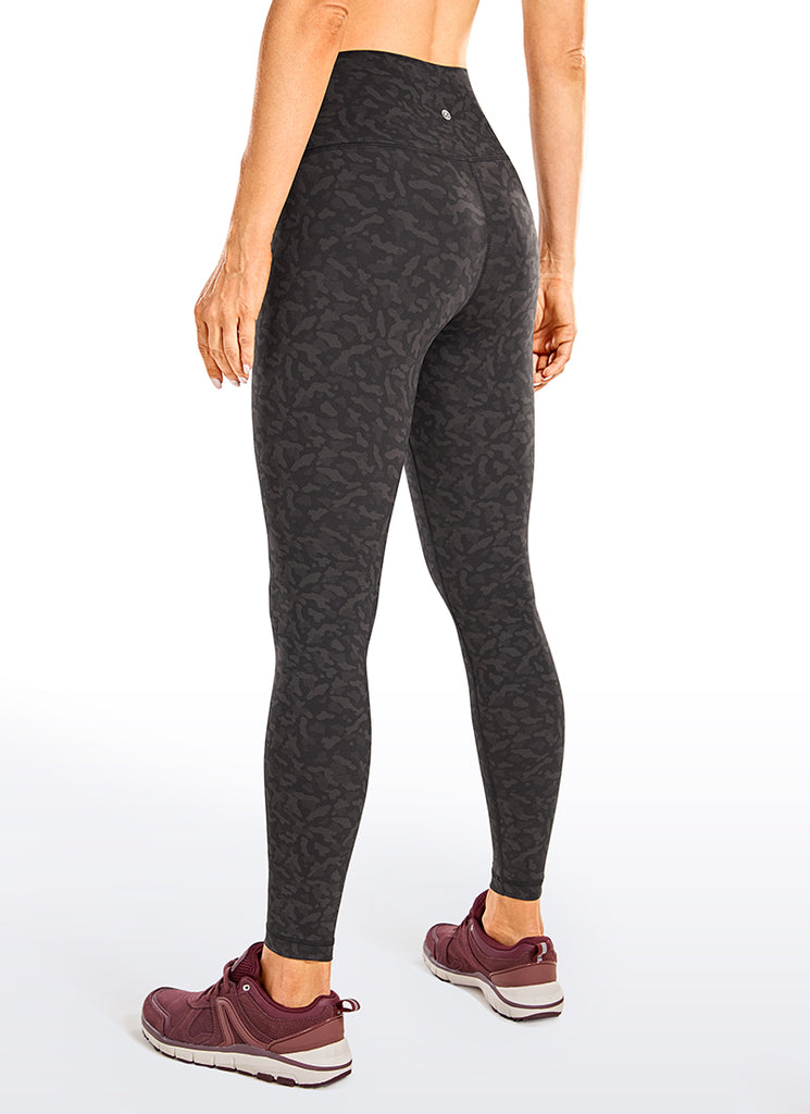 CRZ YOGA Women's Train High Rise Hugged Feel Compression Leggings 25'' Camo Multi 3