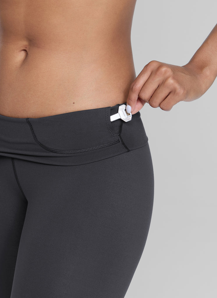 CRZ YOGA Women's Train High Rise Hugged Feel Compression Leggings 25'' True Navy