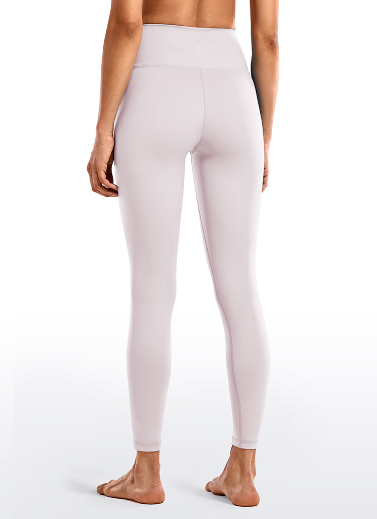 CRZ YOGA Women's Train High Rise Hugged Feel Compression Leggings 25'' Utility Blue