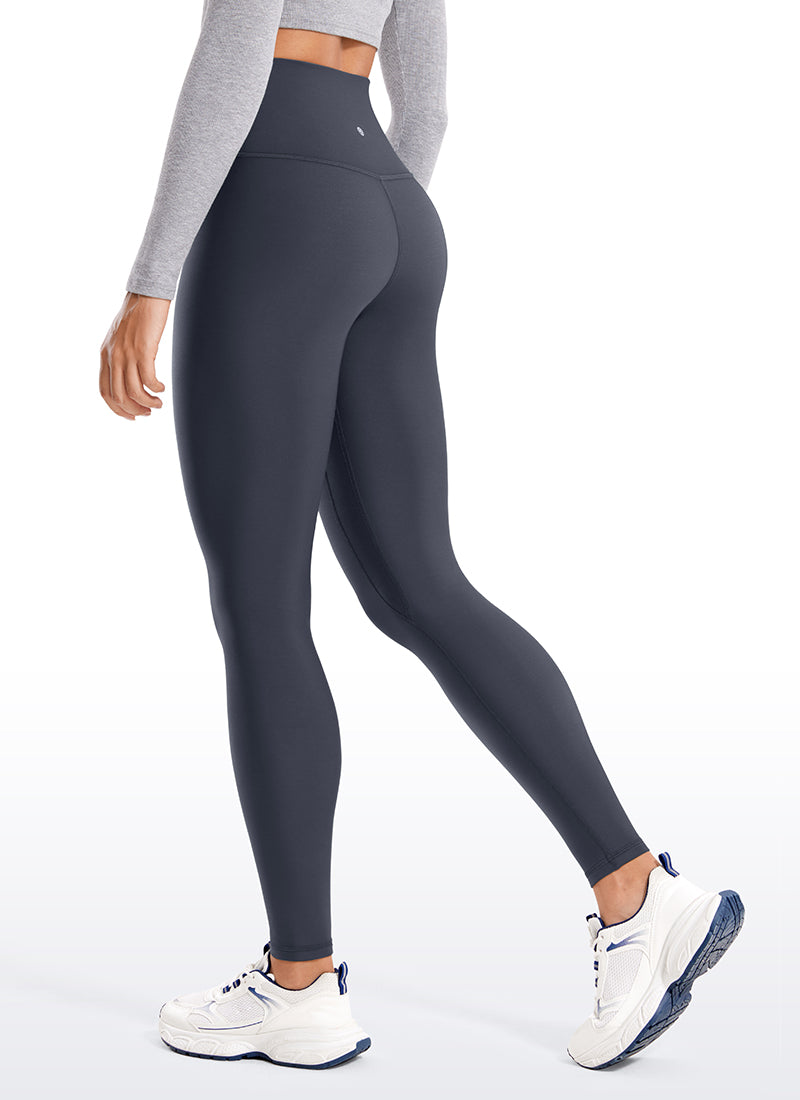 Legging doublé en molleton thermique 28 '' - Ceinture sans couture