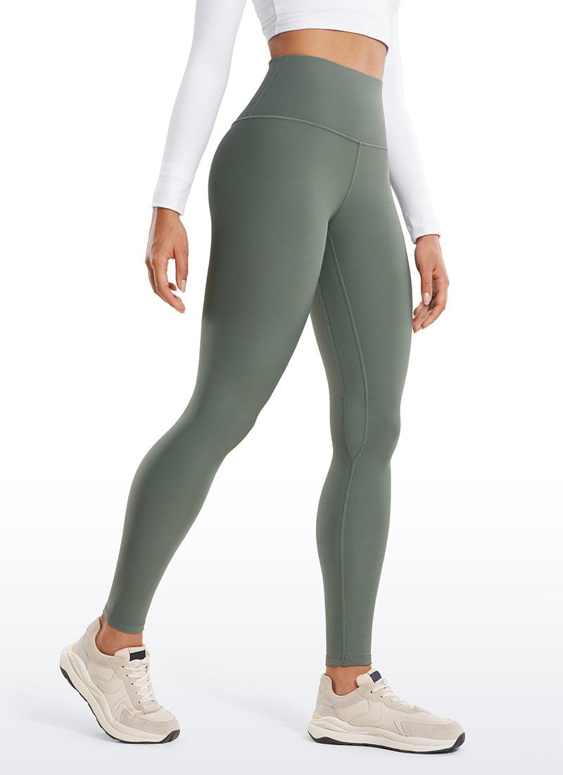 Leggings doublés en polaire thermique 28''