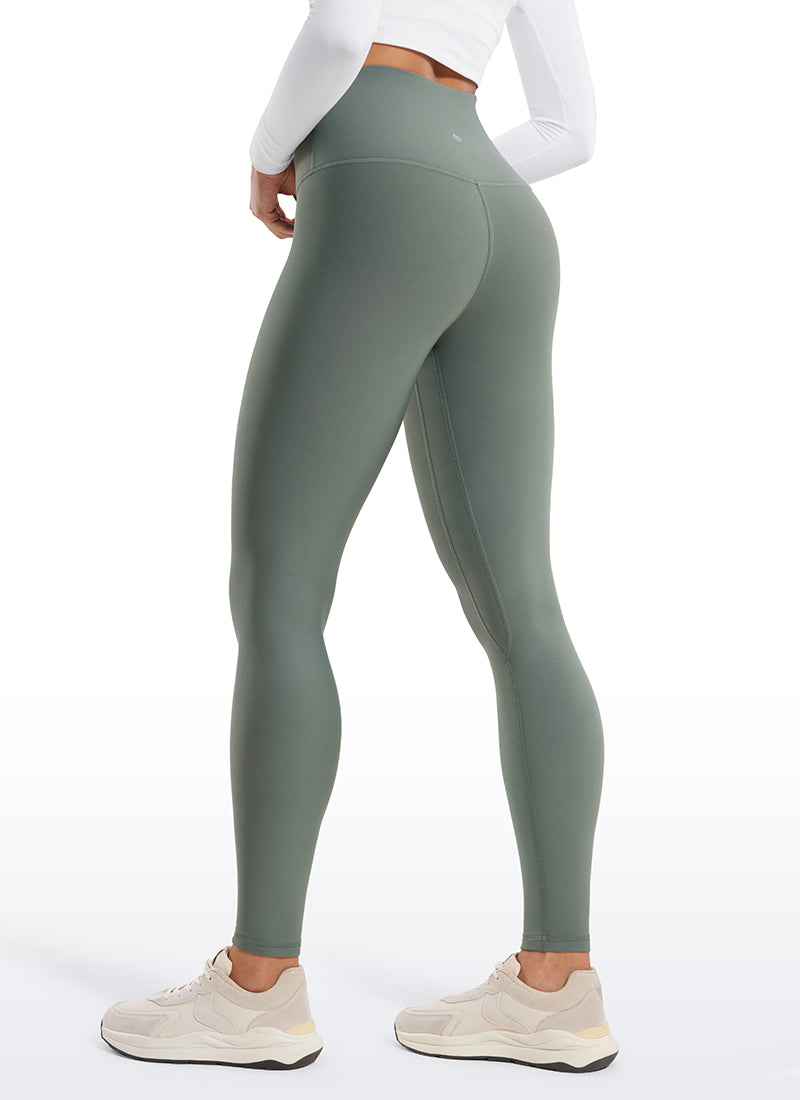 Leggings doublés en polaire thermique 28''