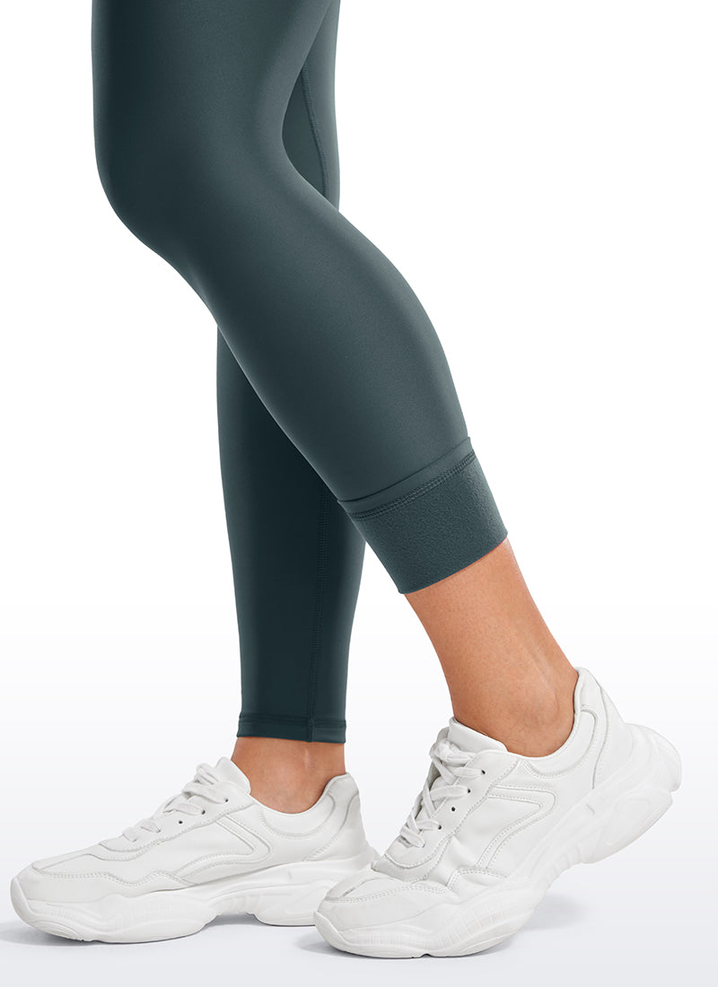 Leggings doublés en polaire thermique 28''